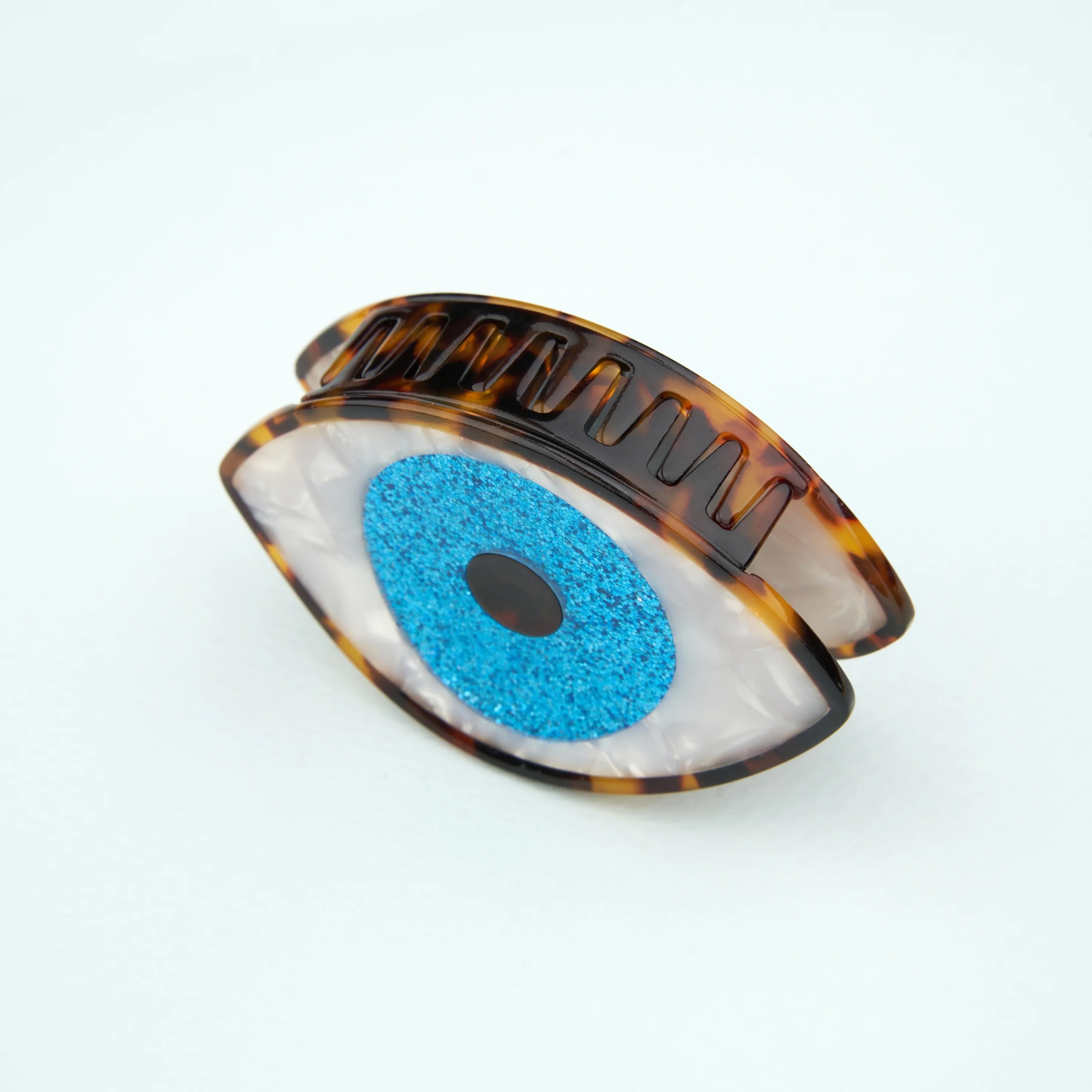 Pince à cheveux Oeil Bleu à paillettes - Edition limitée Coucou Suzette - Maison James Close à Antibes